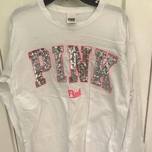 Victoria’s Secret PINK Sequins T Shirt Bundle